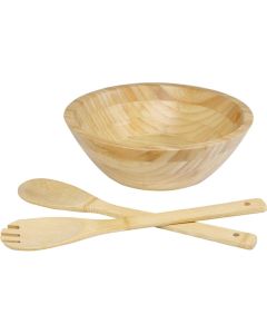 Restposten Argulls Salatschüssel und -besteck aus Bambus