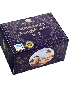 Elisen-Lebkuchen, schokoliert