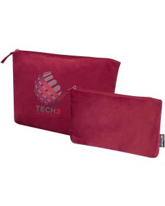 Swift GRS-recyceltes Kulturbeutelset aus Samt