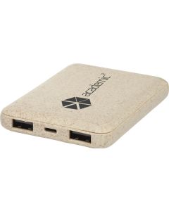 Asama 5000 mAh Powerbank aus Weizenstroh