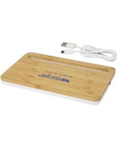 Restposten Medake kabelloses 10W Bambus Ladegerät