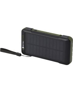 Soldy 10.000 mAh Solardynamo-Powerbank aus GRS Kunststoff