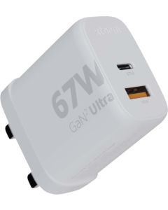 Xtorm XEC067G GaN² Ultra 67 W Wandladegerät mit UK-Stecker