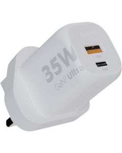 Xtorm XEC035 GaN² Ultra 35 W Wandladegerät mit UK-Stecker
