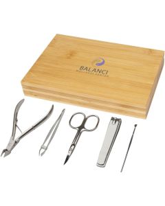 Ladia 5-teiliges Bambus Maniküreset