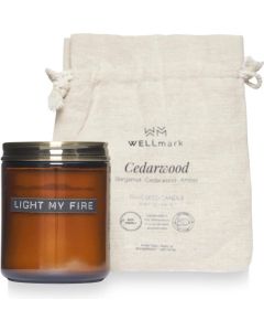 Wellmark Medium Zedernholz Duftkerze