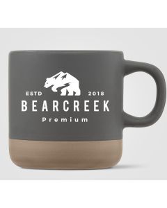 Terra - 350 ml Keramiktasse mit Tonbasis