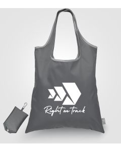 Santorini faltbare Tragetasche aus rPET - inkl. Werbedruck