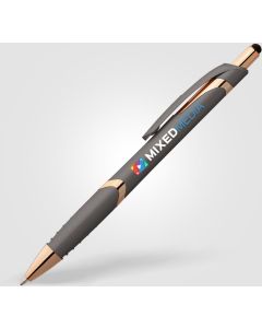 Joplin Softy Roségold Kugelschreiber mit Stylus - inkl. Werbedruck