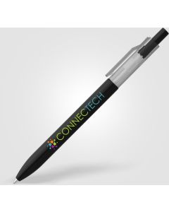 Nimbus Clip-Kugelschreiber mit transparentem r-PET - inkl. Werbedruck