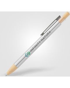 Nova Kugelschreiber aus recyceltem Edelstahl - inkl. Werbedruck