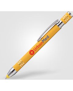 Morrison Softy Kugelschreiber mit Stylus - inkl. Werbedruck