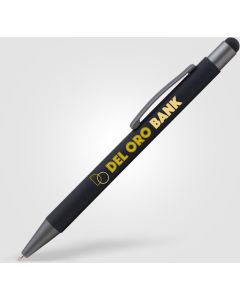 Bowie Softy Kugelschreiber mit Stylus - inkl. Werbedruck