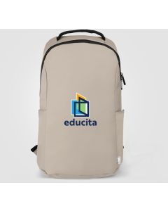 Malmö Rolltop-Rucksack aus Recyclingmaterial, wasserdicht - inkl. Werbedruck