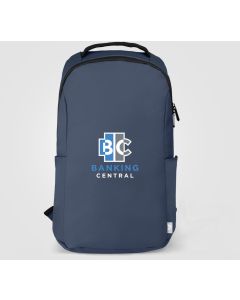 Malmö Rolltop-Rucksack aus Recyclingmaterial, wasserdicht - inkl. Werbedruck