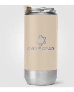 Glacier Recycling-Edelstahlbecher doppelwandig, 475 ml - inkl. Werbedruck