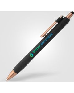 York Kugelschreiber und Stylus aus recyceltem Kunststoff - inkl. Werbedruck