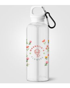 Doli Fahrradflasche mit Karabinerclip aus rPET – 500 ml - inkl. Werbedruck