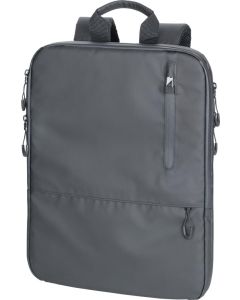 TROIKA Laptop-Rucksack Black Expandable