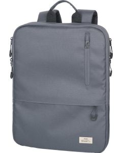 TROIKA Laptop-Rucksack Blue Cycle Expandable