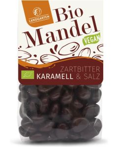Landgarten Bio Mandeln in Zartbitterschokolade mit Salz-Karamell / Landgarten Design  - inkl. Werbedruck