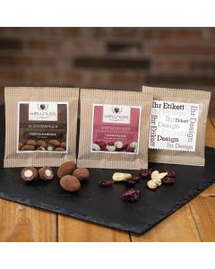 Trüffelmandeln mit Kakao im Premium Flowpack