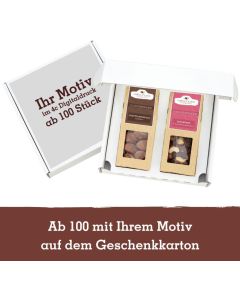 2 Premium Snacks im Geschenkkarton