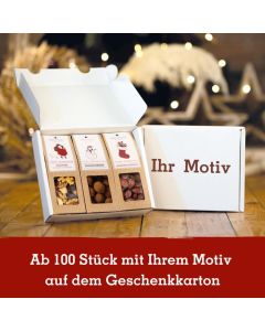 3 Weihnachts-Snacks im Geschenkkarton