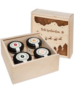 Adventskalender mit 4 Weihnachts-Spezialitäten