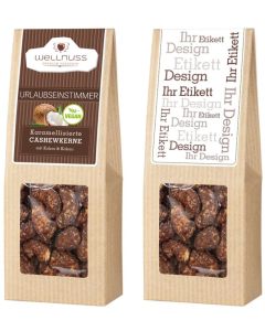 Karamellisierte Cashewkerne mit Kokos & Kakao -vegan-