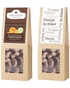 Karamellisierte Cashewkerne mit Orange & Kakao -vegan-