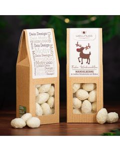 Weihnachts Edition - Kokosmandeln in der Faltschachtel