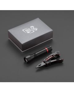 Optima Set I-B: Multitool und mittelgroße Taschenlampe