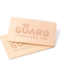 RFID Blocker Karte (Holz) - inkl. Lasergravur