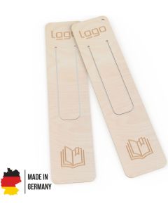 Lesezeichen Bookworm - inkl. Lasergravur