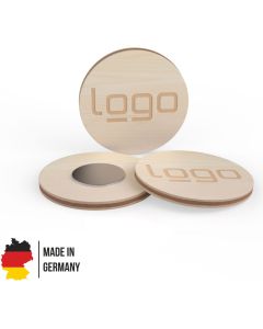 Kühlschrankmagnet rund - inkl. Lasergravur