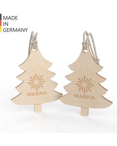 Weihnachtsbaumanhänger Tannenbaum - inkl. Lasergravur