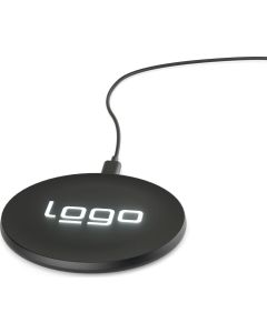 Wireless QI Charger Blaze - Fast Charge - inkl. Leuchtlogo