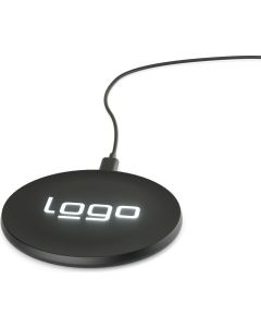 Wireless QI Charger Blaze - Fast Charge - inkl. Leuchtlogo