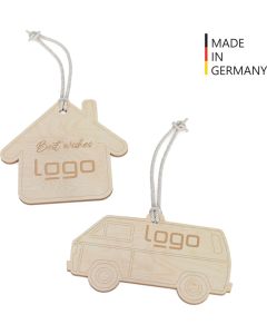 Geschenkanhänger individuell - FSC® Holz - inkl. Lasergravur