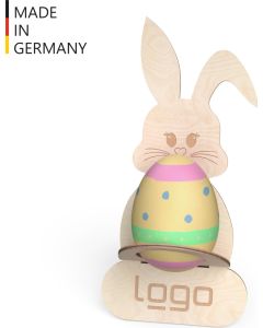 Eierbecher "Easter Buddy" - FSC® Holz - inkl. Lasergravur