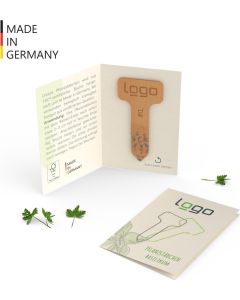 Kräuter-Pflanzstäbchen in Klappkarte (FSC® zertifiziert)