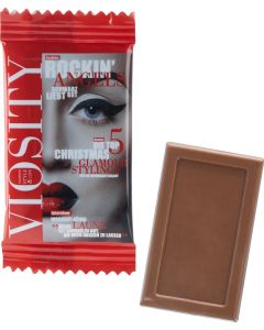 MIDI-Schokoladen-Täfelchen in konventioneller Folie