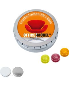 MINI-Drück-mich-Dose mit Pulmoll Pastillen, 50g