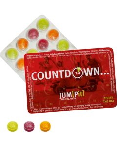 Kleinster Event-Kalender der Welt mit Pulmoll Pastillen