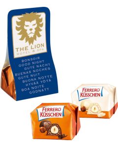 1er Ferrero Küsschen, im Werbetäschchen