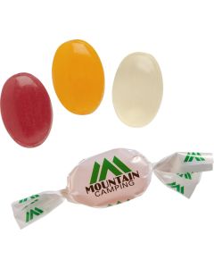 Spezialitäten Bonbons im kompostierbaren Werbewickel