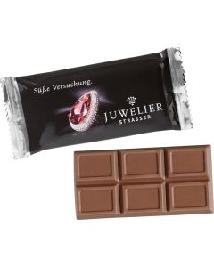 MAXI-Schokoladen-Täfelchen in konventioneller Folie