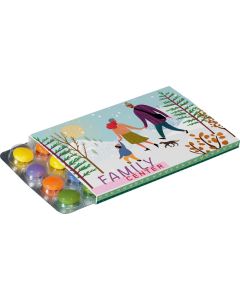 Werbeschuber für Kleinster (Advents-)Kalender der Welt mit Schokolinsen