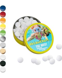 XS-Taschendose mit Stevia*-Pfefferminzpastillen, 18g